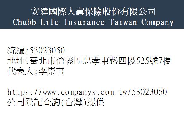 國際康健人壽保險股份有限公司 公司登記查詢 台灣